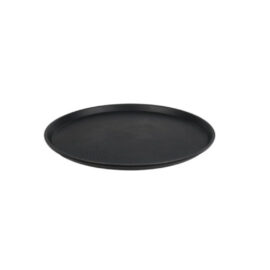 Bandeja Garçom Antiderrapante Preta 40cm