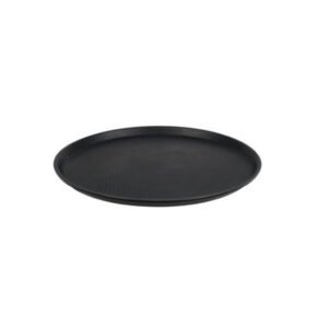 Bandeja Garçom Antiderrapante Preta 40cm