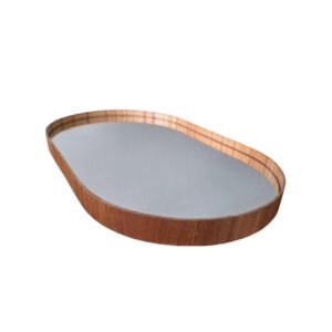 Bandeja Oval Espelhada 50x30cm