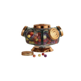 Mini Baleiro Rotativo Cobre