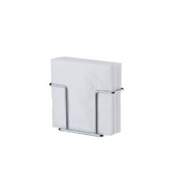 Porta Guardanapo Aço Prata