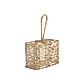 Porta Talher Rattan 4 Divisórias