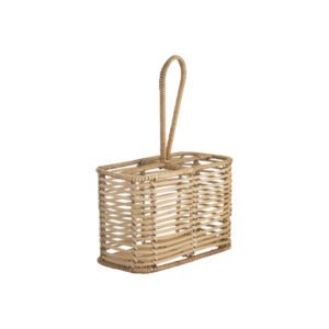 Porta Talher Rattan 4 Divisórias