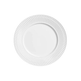 Prato Mesa Cerâmica Branco Porto Brasil
