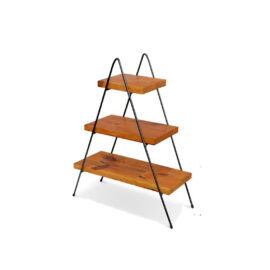 Suporte Escada Triangular 3andares 47x35cm