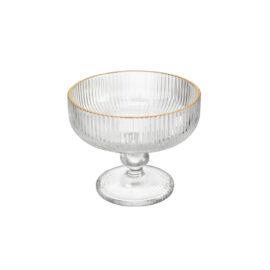 Taça de Sobremesa Borda de Ouro 200ml