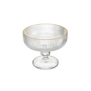 Taça de Sobremesa Borda de Ouro 200ml
