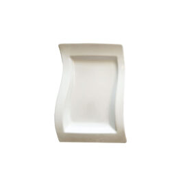 Travessa Porcelana Branca Flâmula