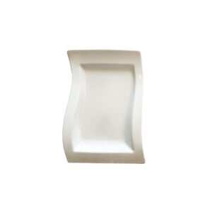 Travessa Porcelana Branca Flâmula